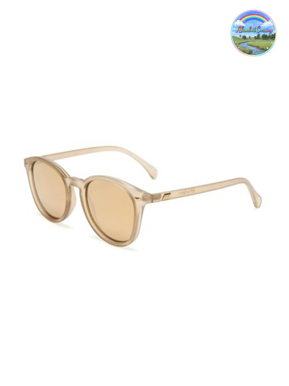 Round Frame Sunglasses Lightweight Shatterproof Lenses Unisex Classic Style
